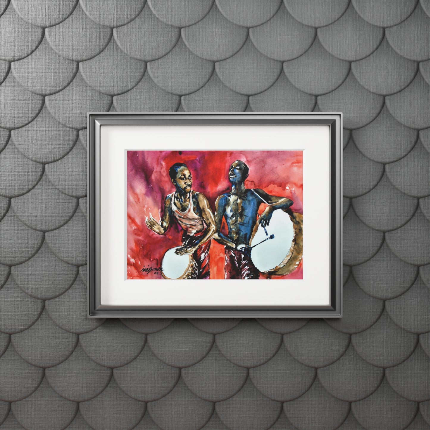 Trance of the Drums print