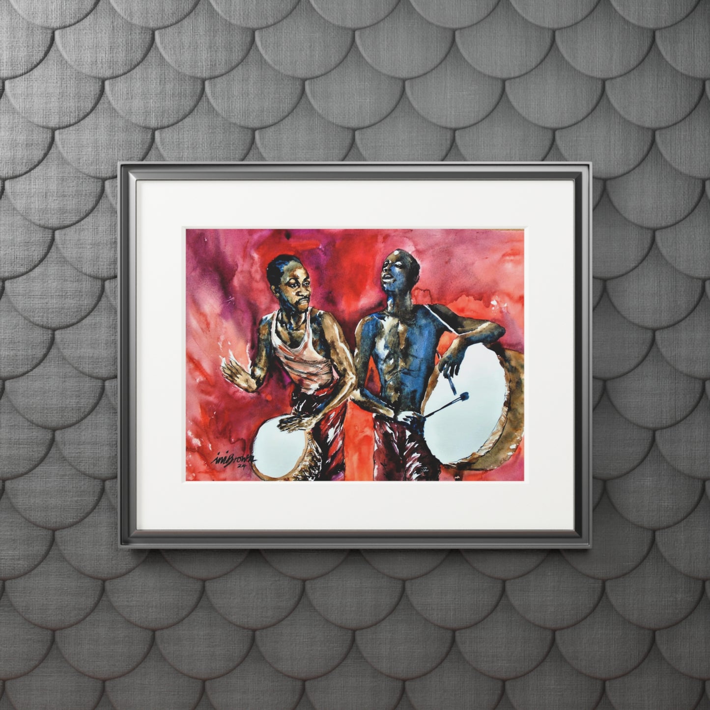 Trance of the Drums print