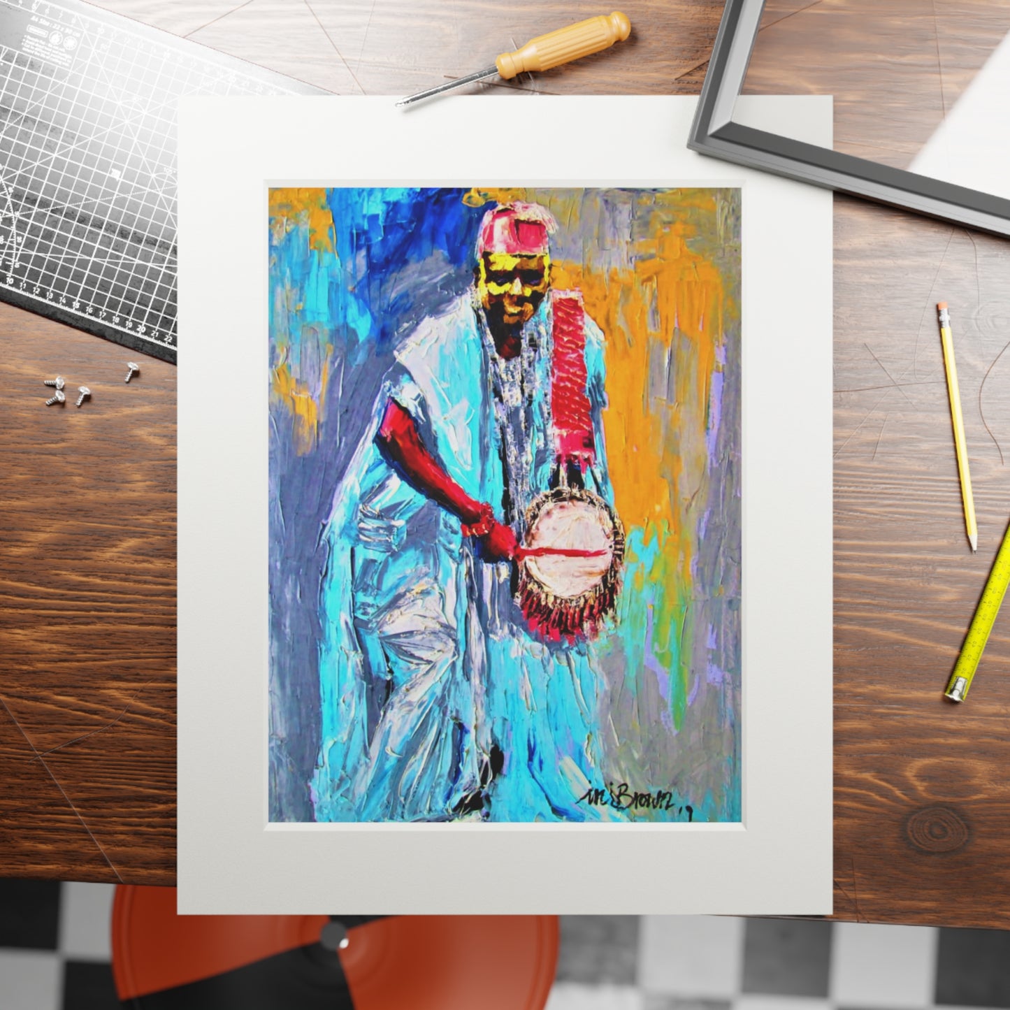 The Talking Drum print