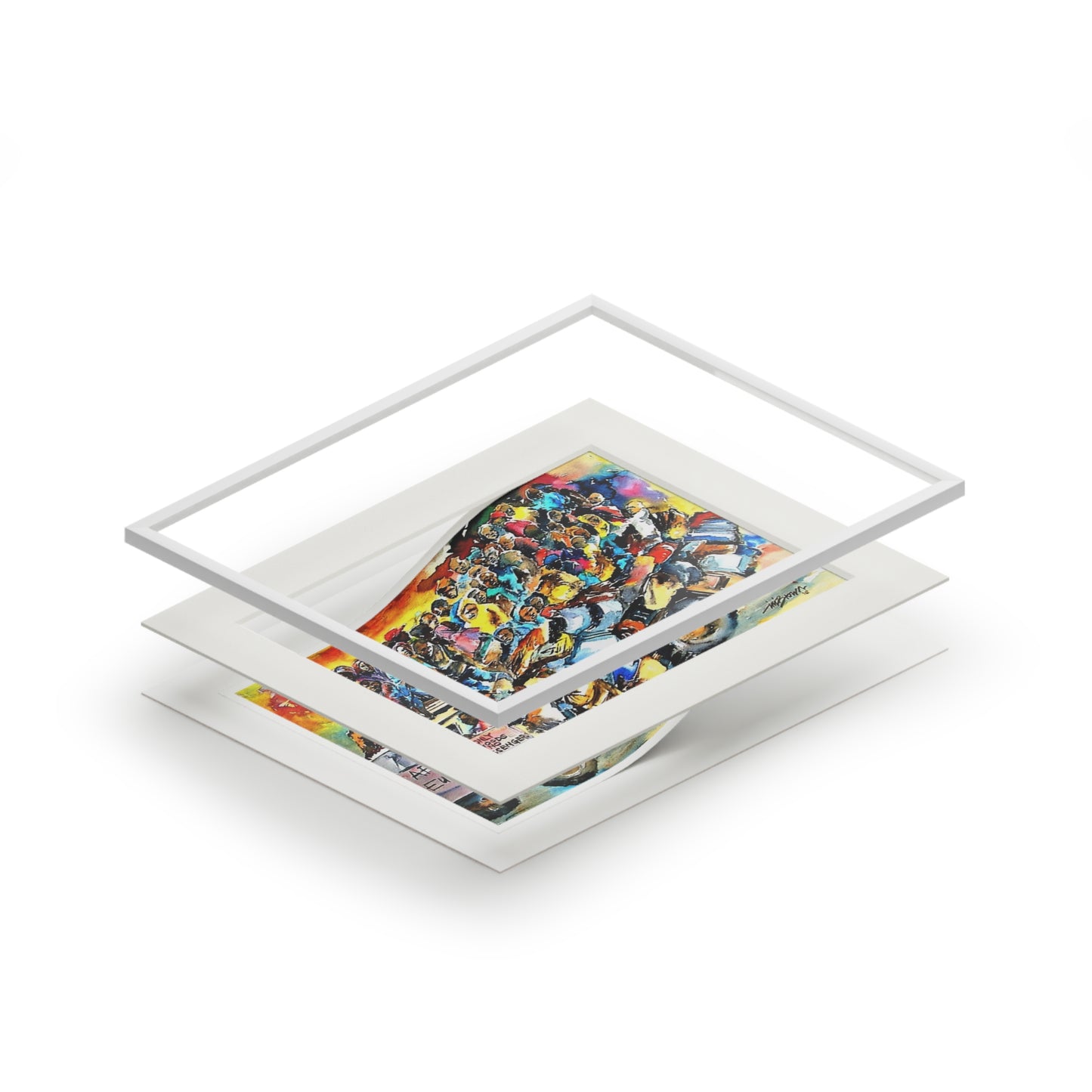 Africa to Europe print
