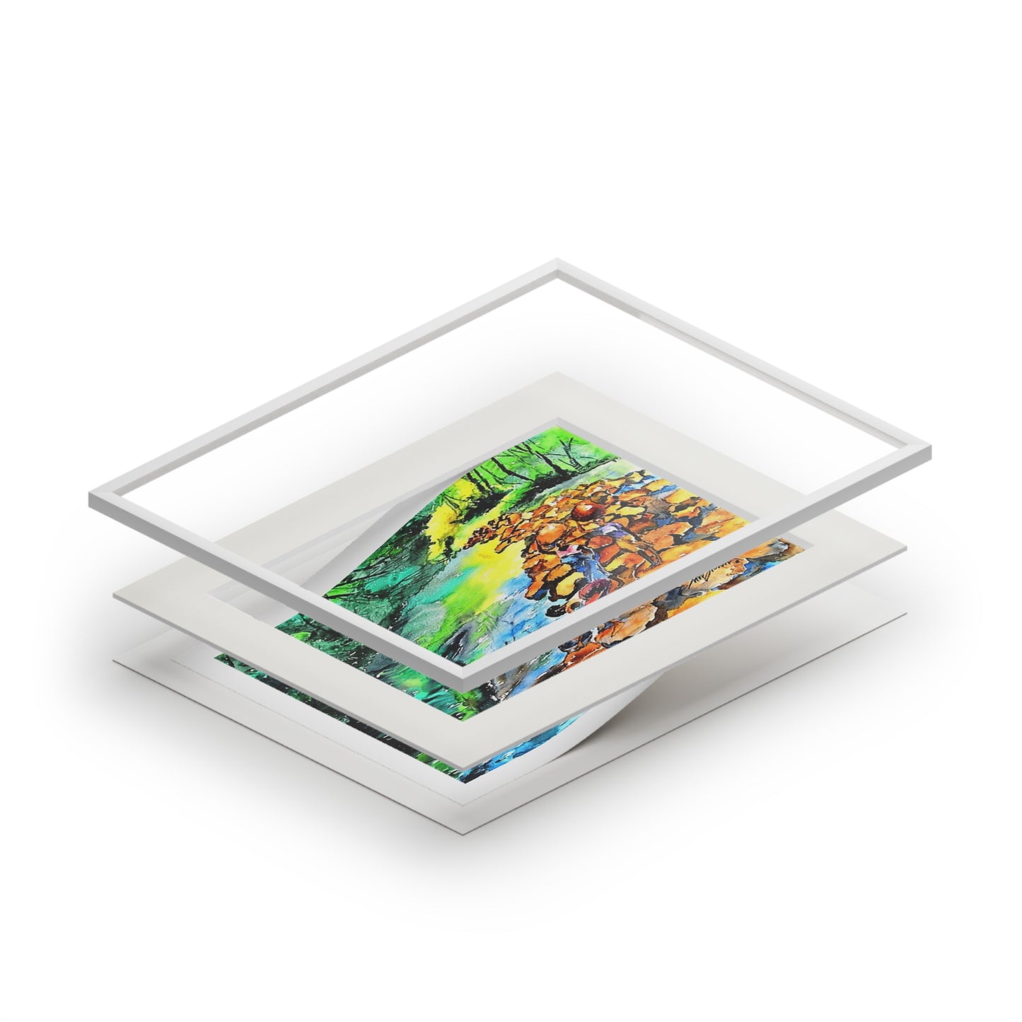 Women at the Stream print