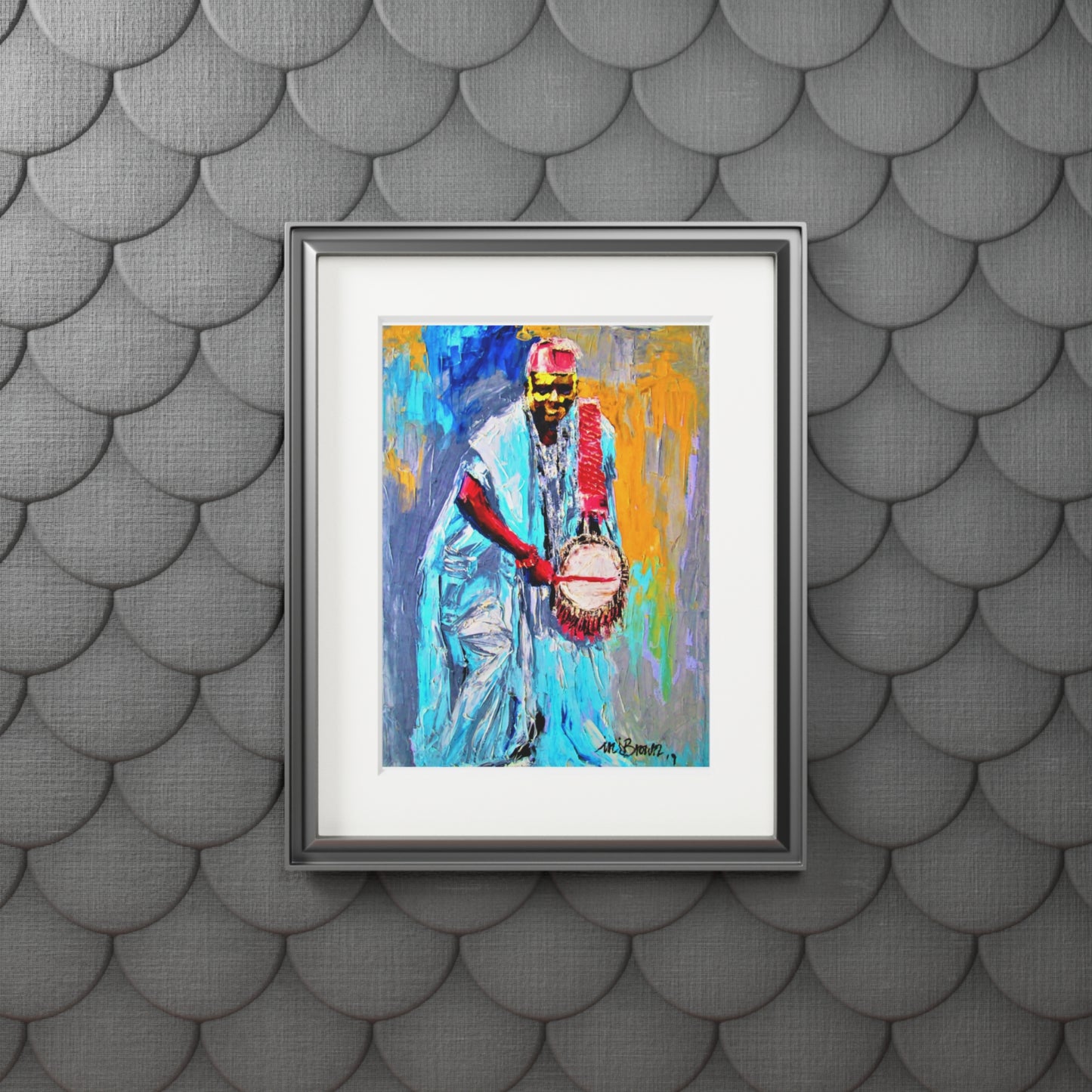 The Talking Drum print