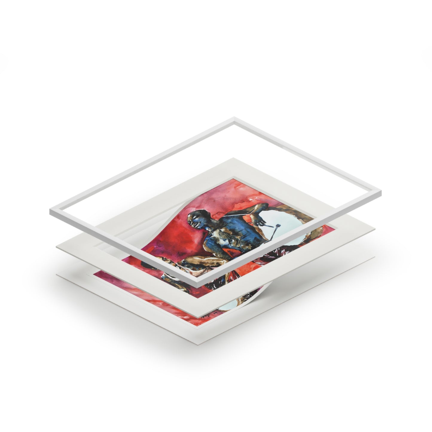 Trance of the Drums print