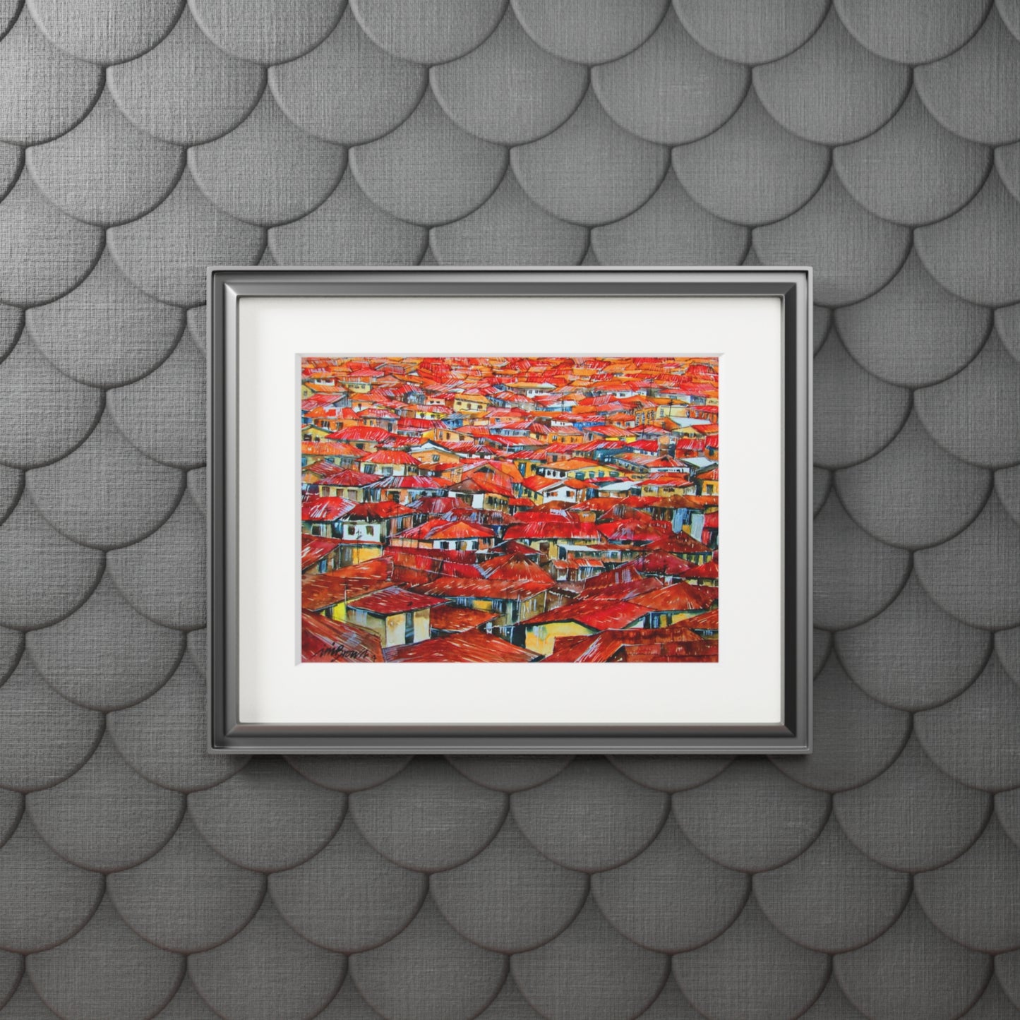 Sea of Rooftops print