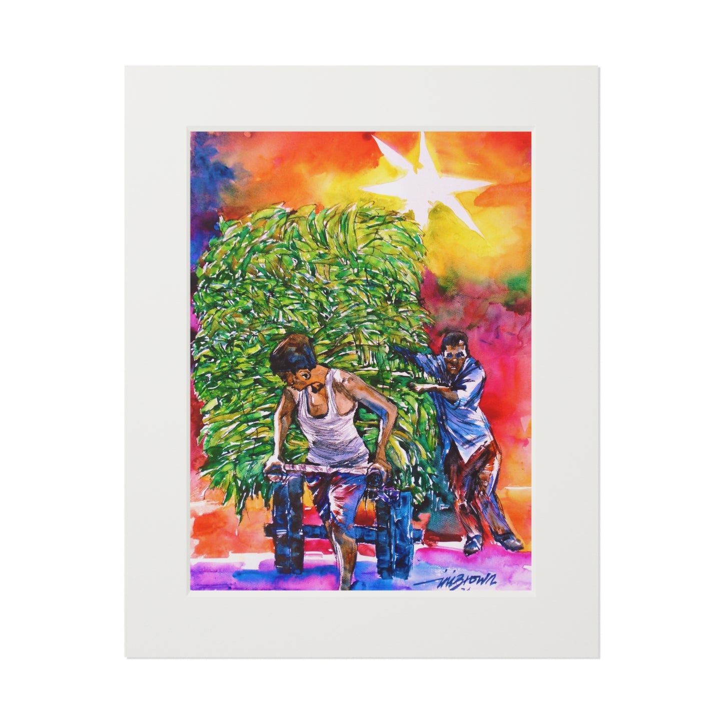 Unwavering Toil print