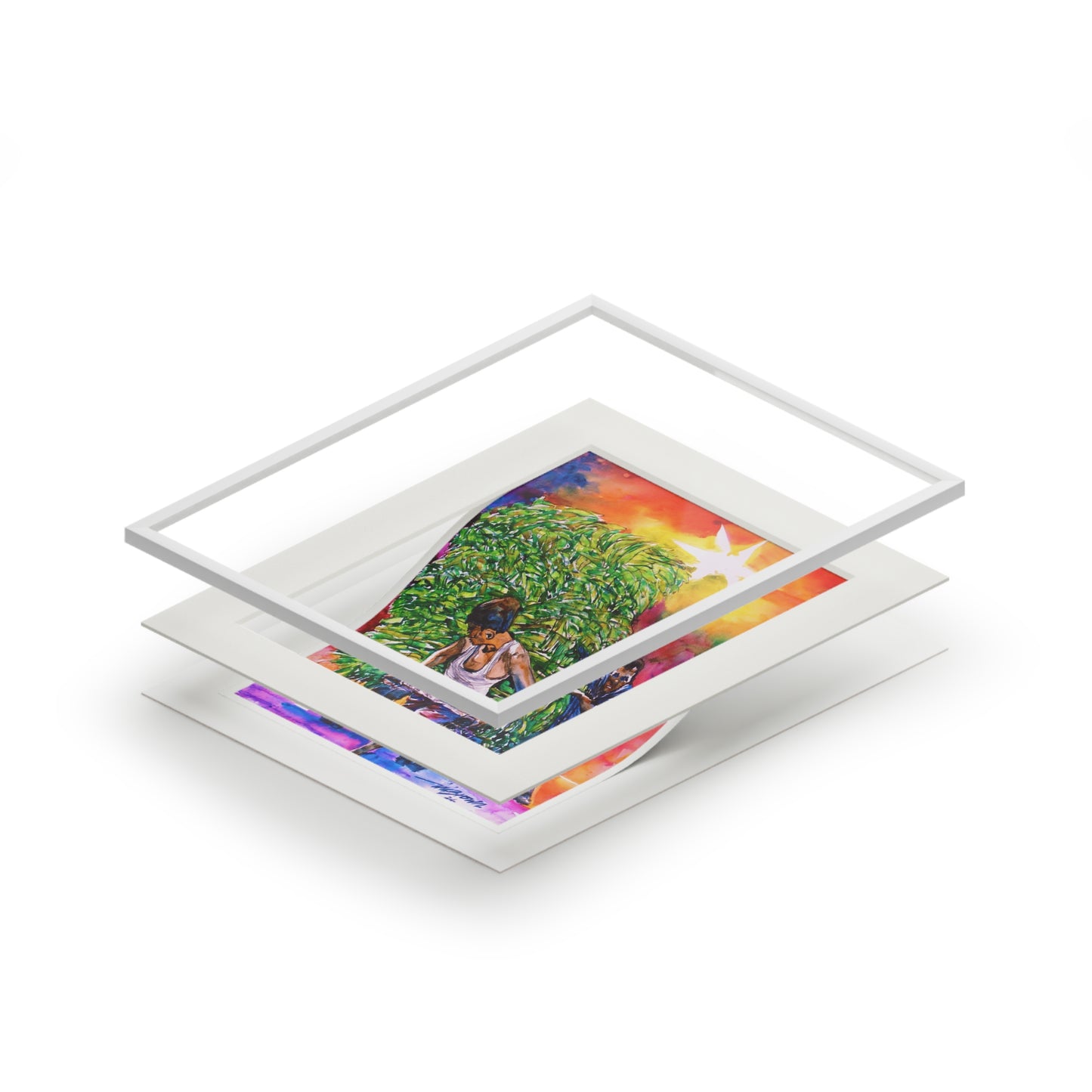 Unwavering Toil print