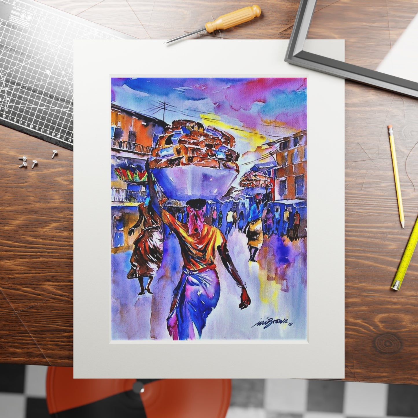 Market Day Rhythm print