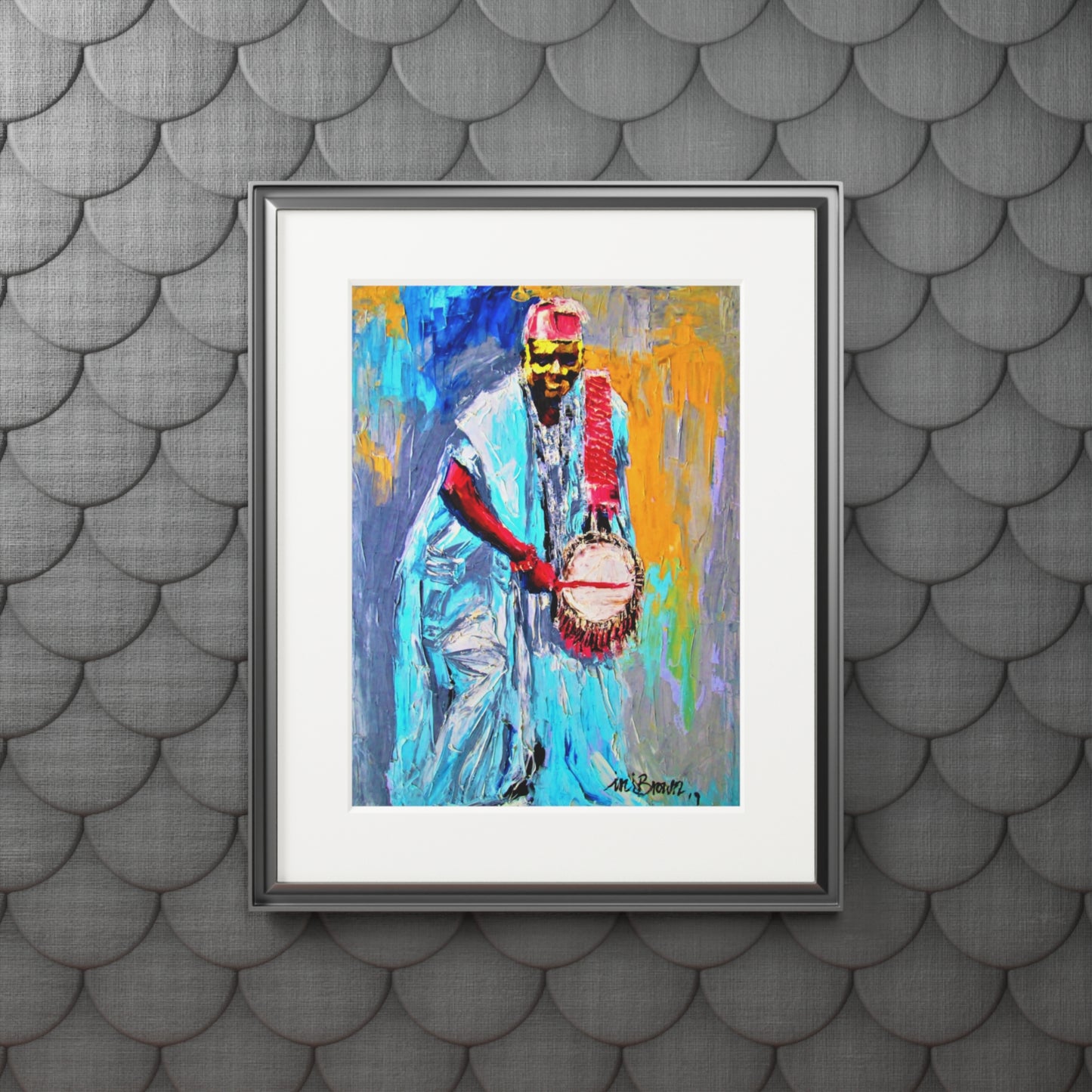 The Talking Drum print
