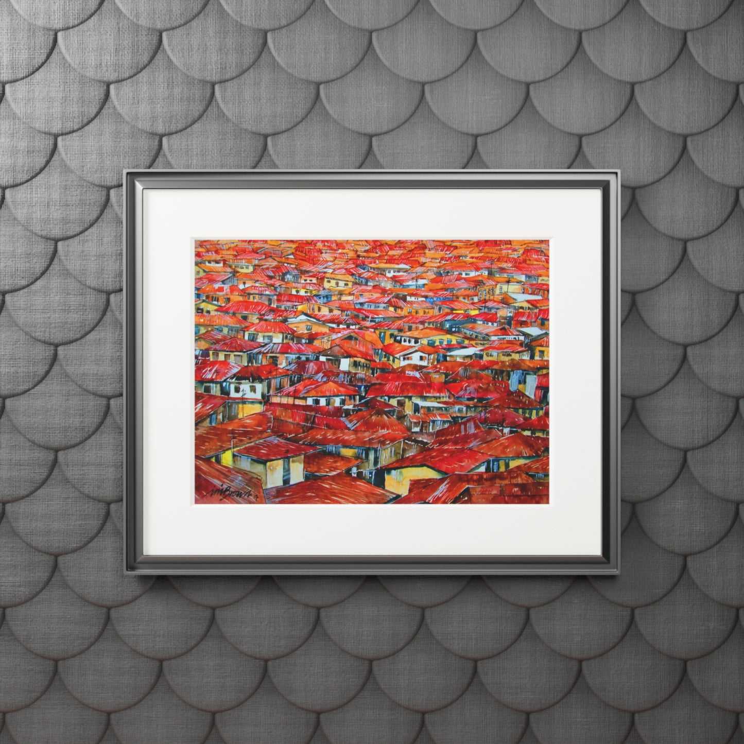 Sea of Rooftops print