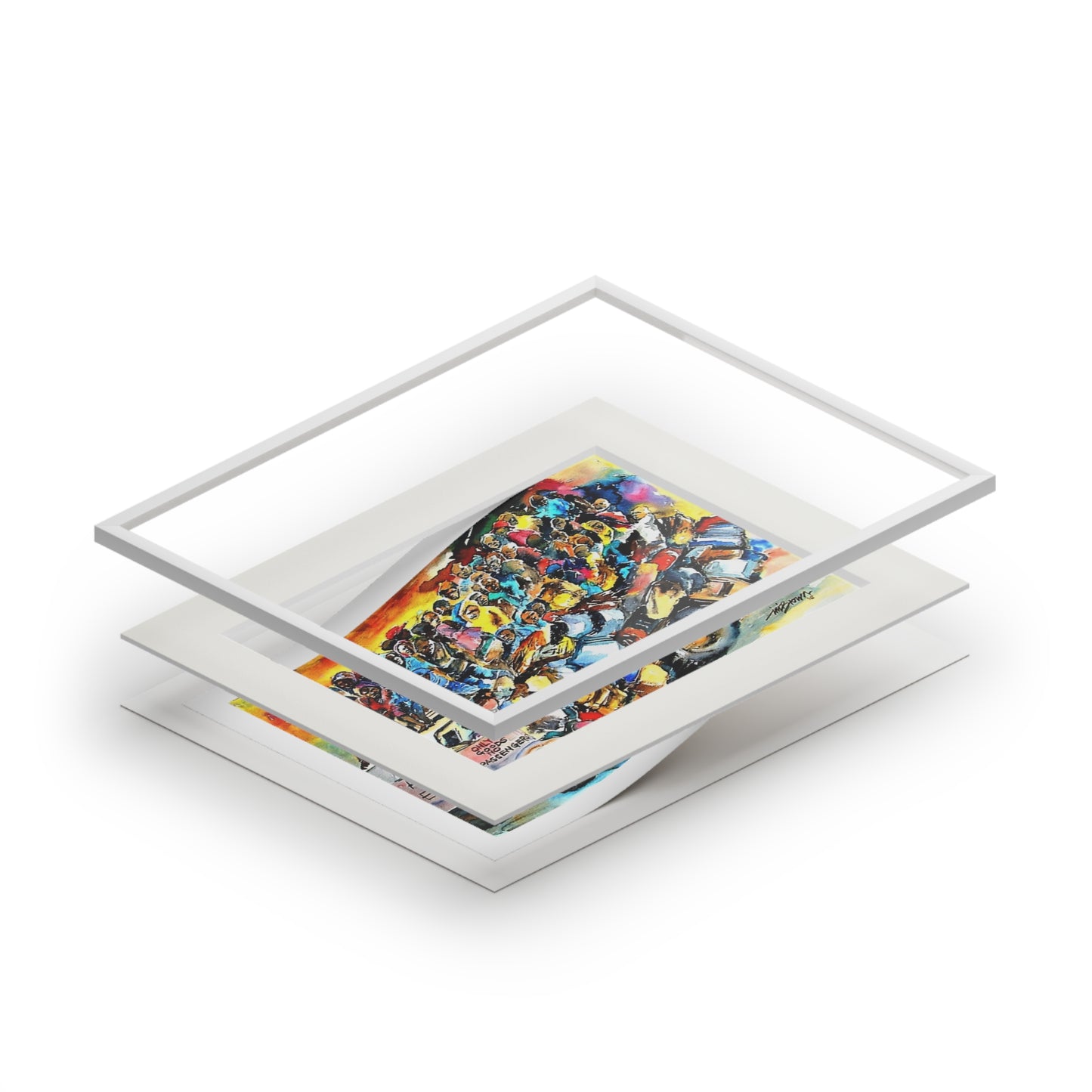 Africa to Europe print