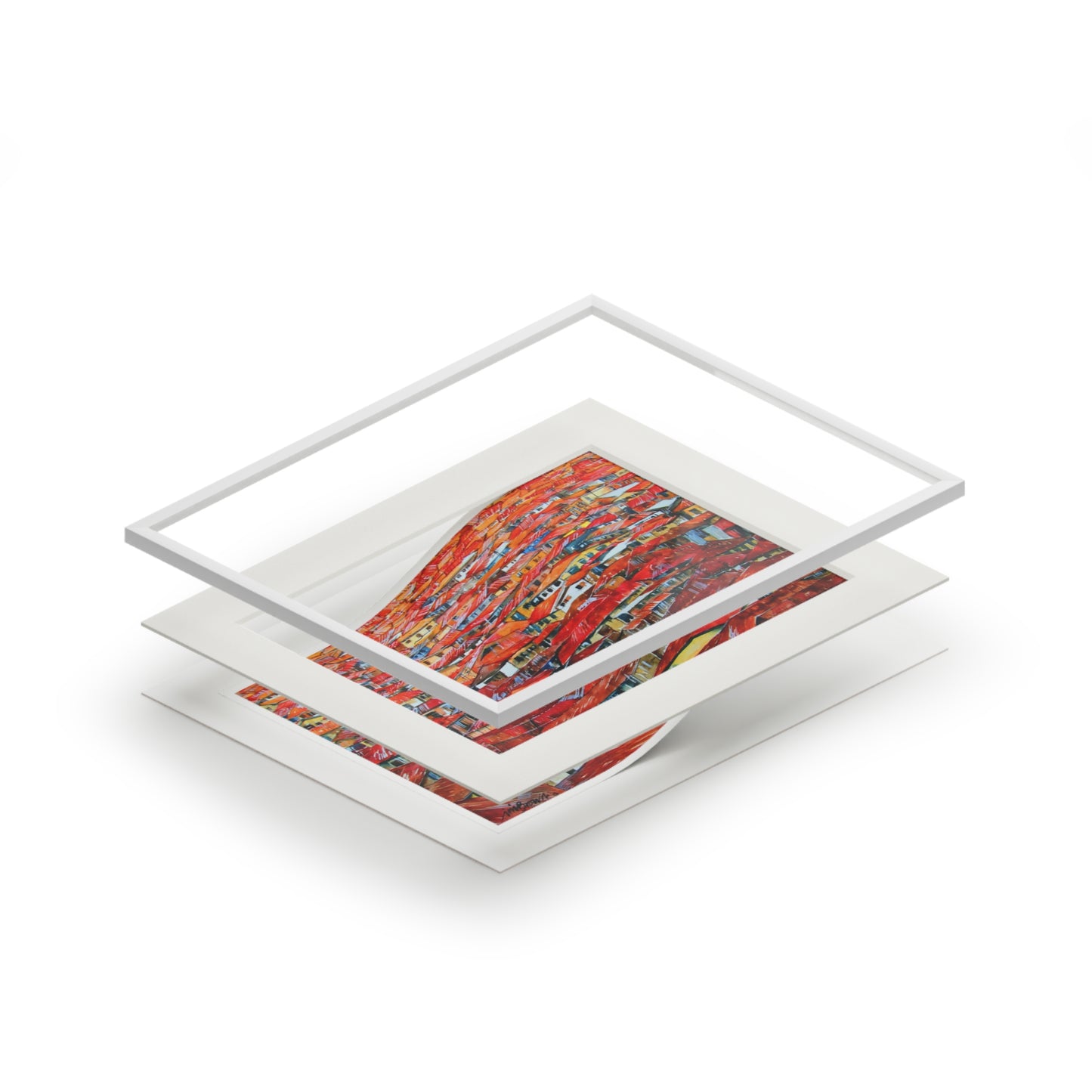Sea of Rooftops print