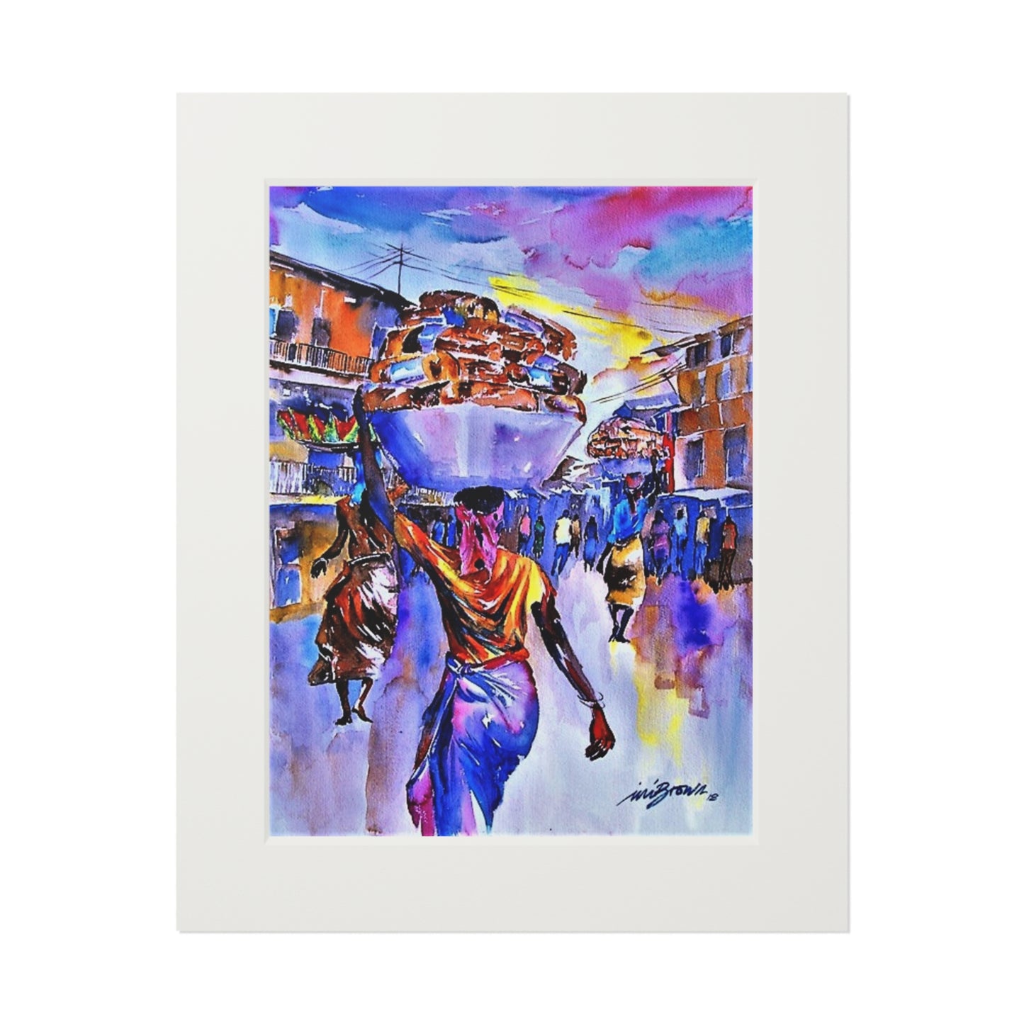Market Day Rhythm print
