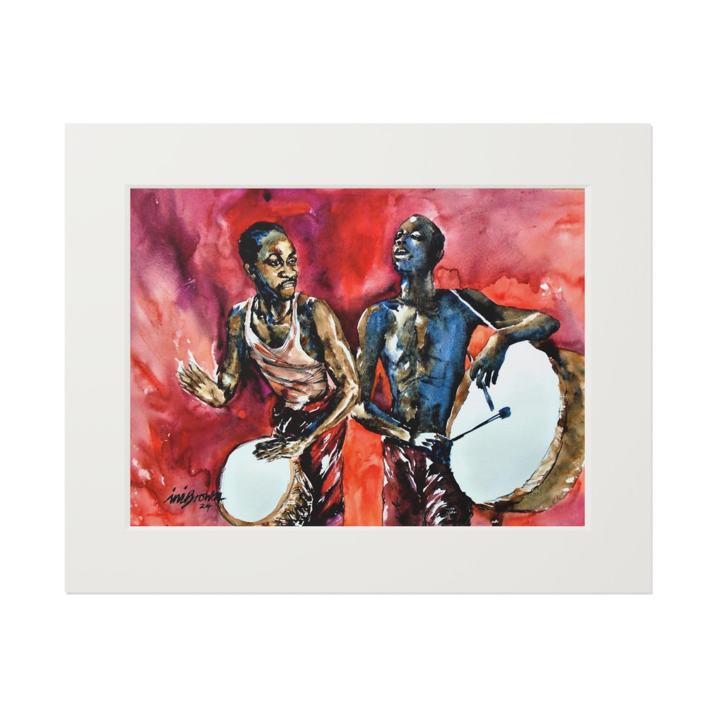 Trance of the Drums print