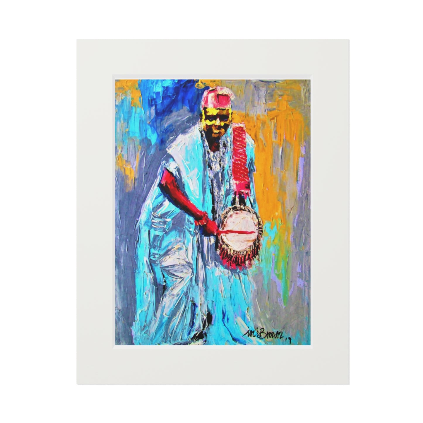 The Talking Drum print
