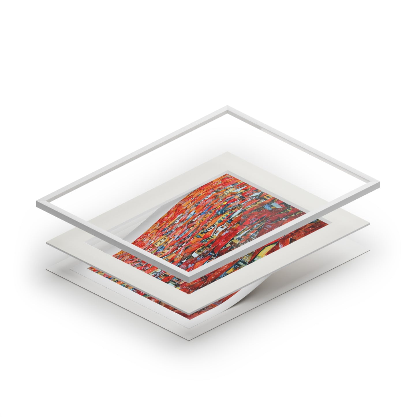 Sea of Rooftops print