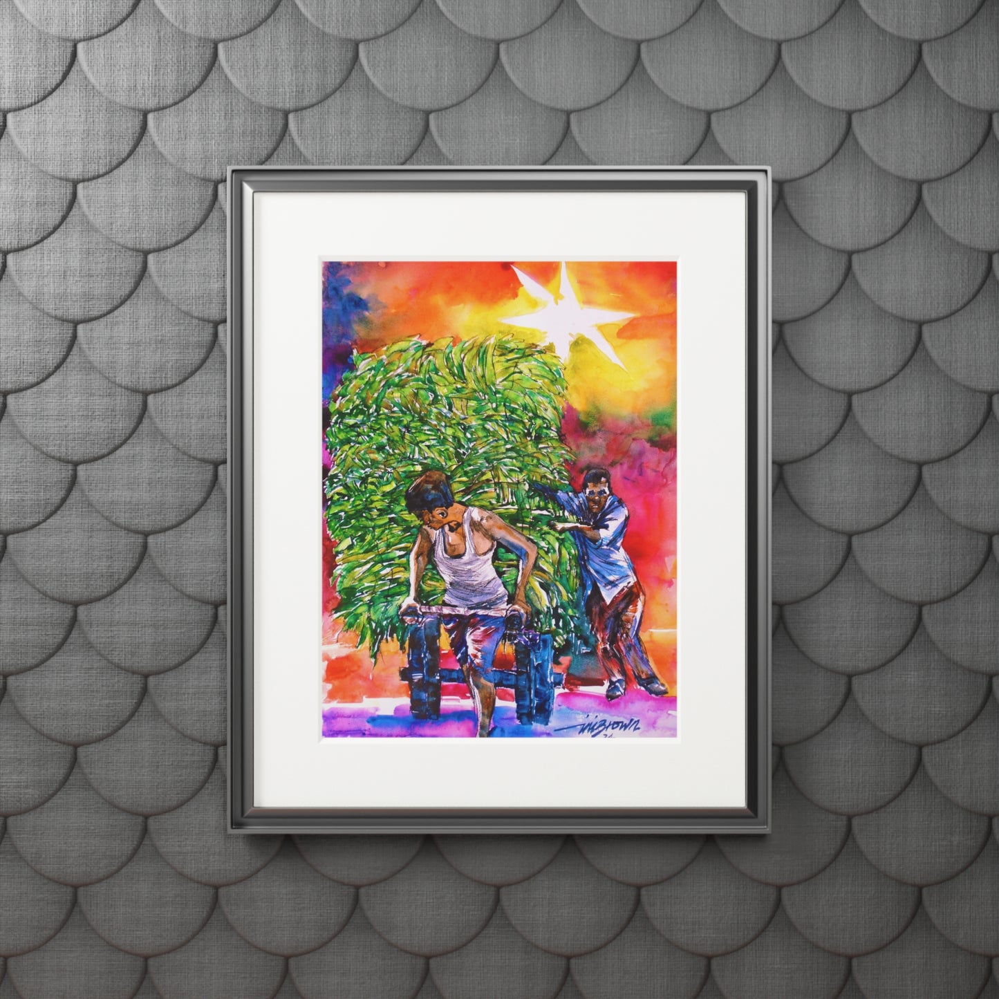 Unwavering Toil print