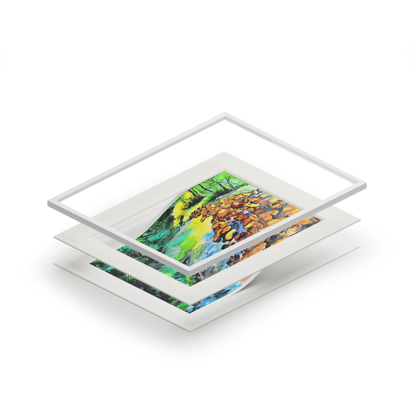 Women at the Stream print