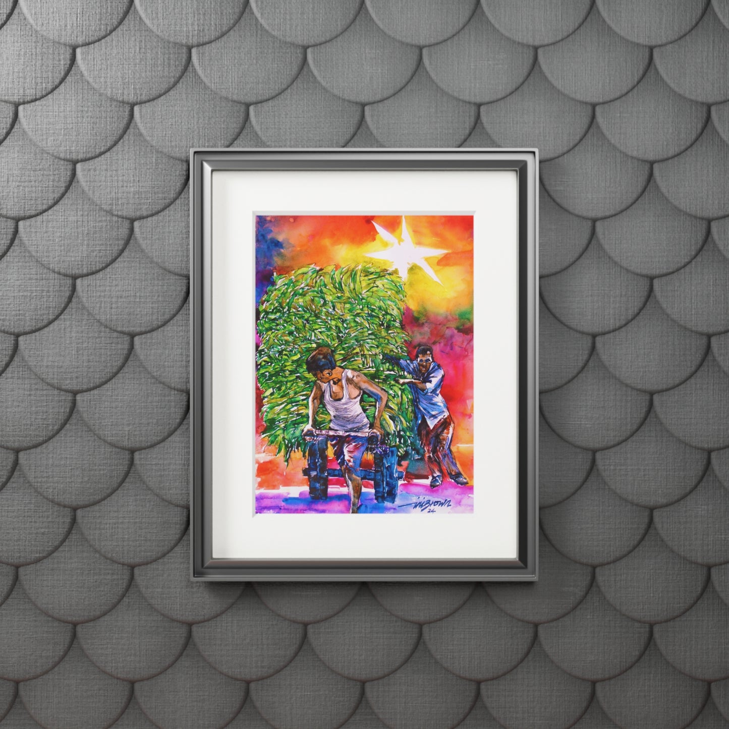 Unwavering Toil print