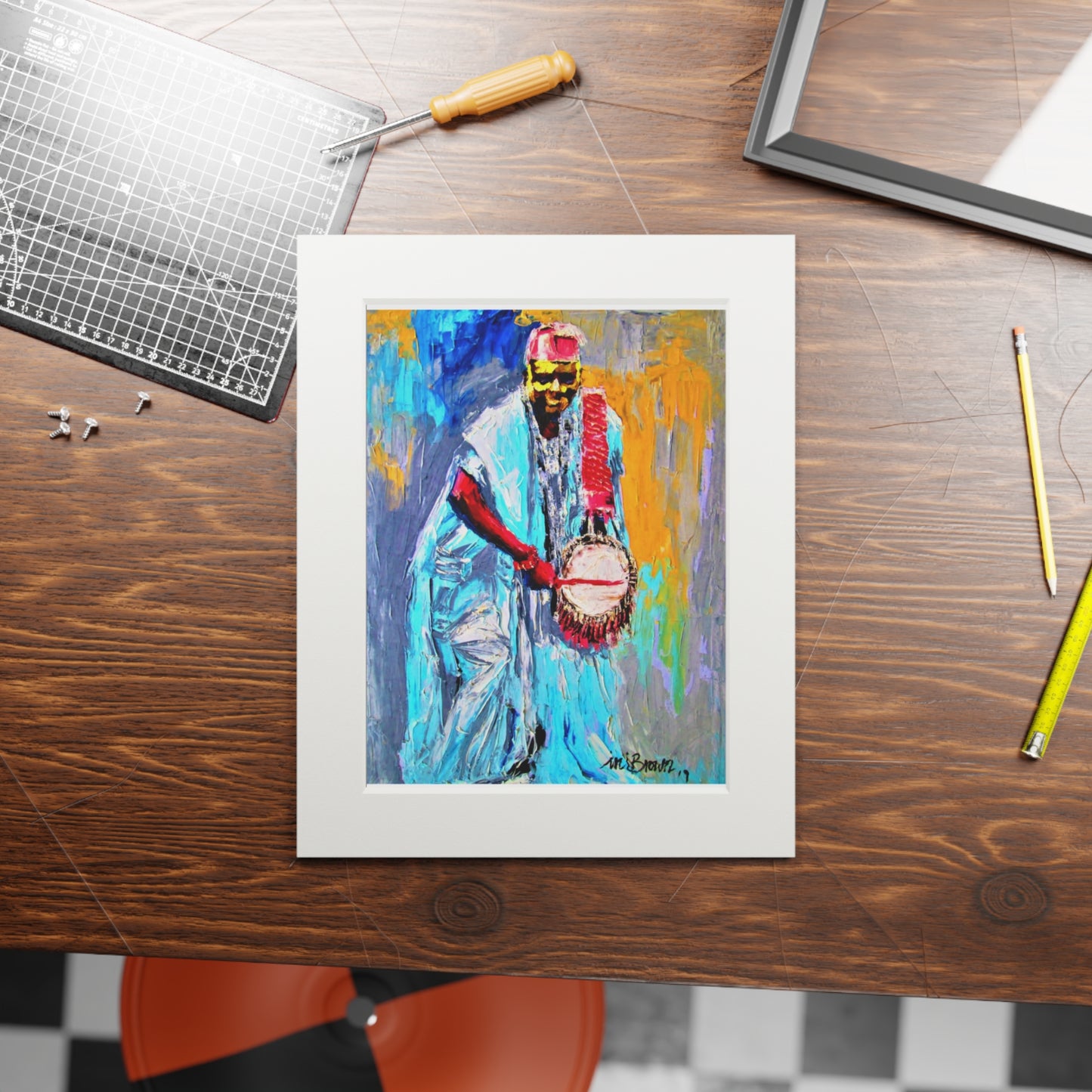 The Talking Drum print
