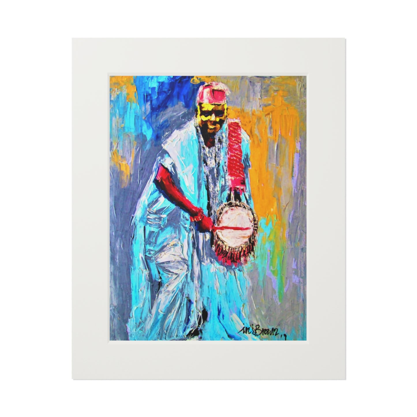 The Talking Drum print