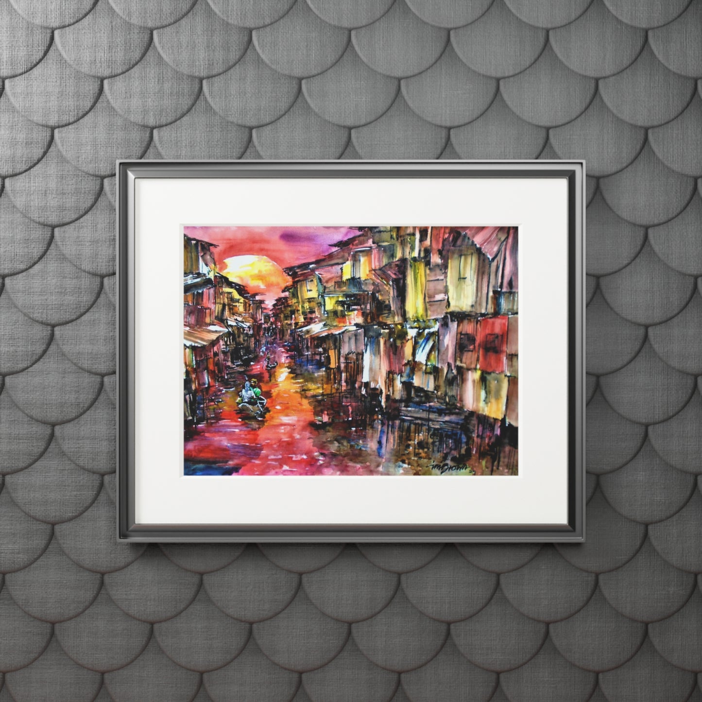 Africa's Venice print