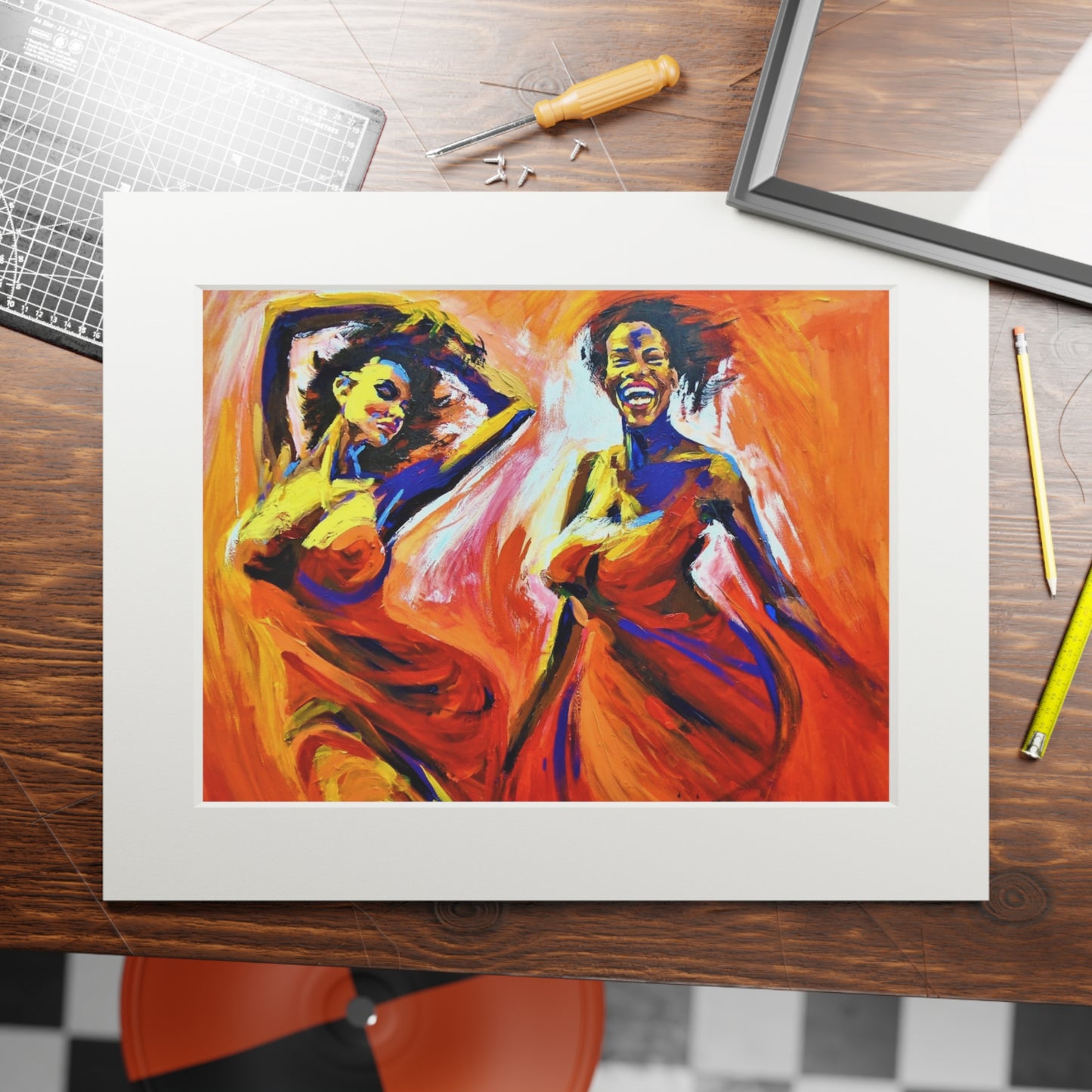 Scarlet Rhythm print