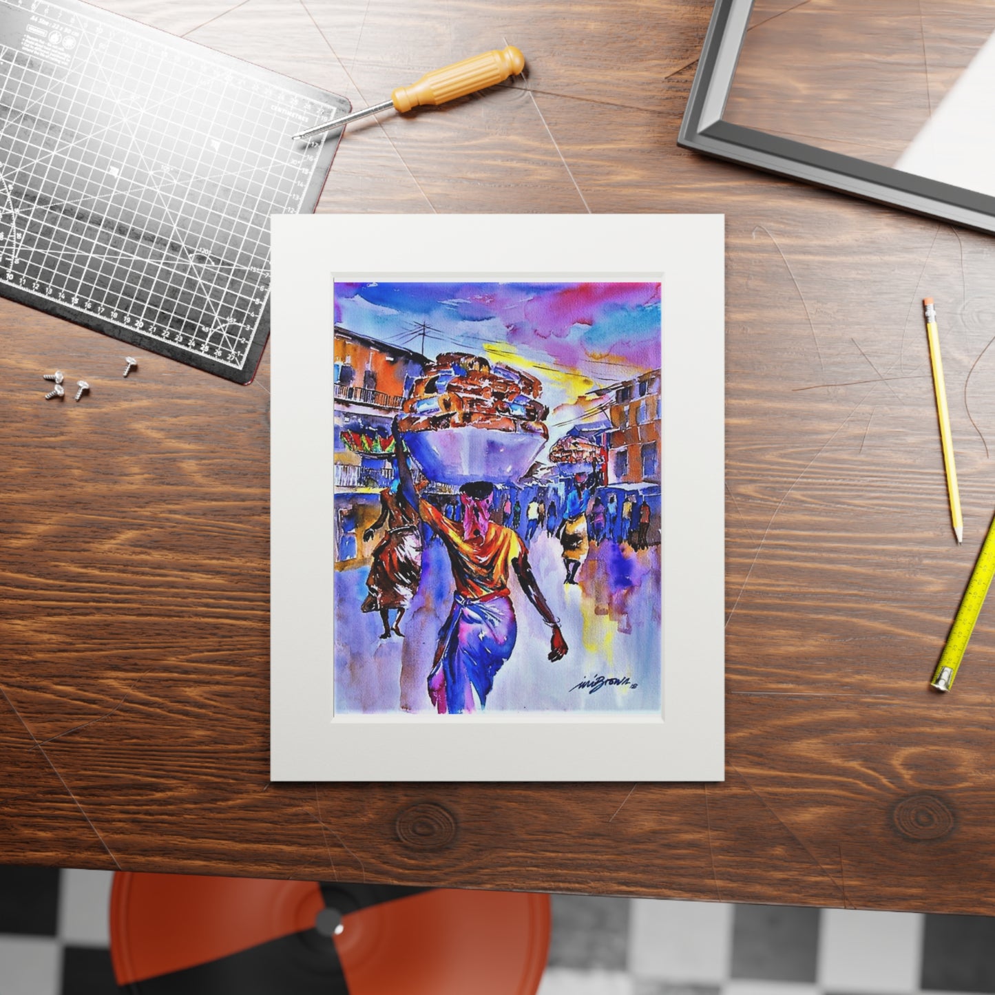 Market Day Rhythm  print
