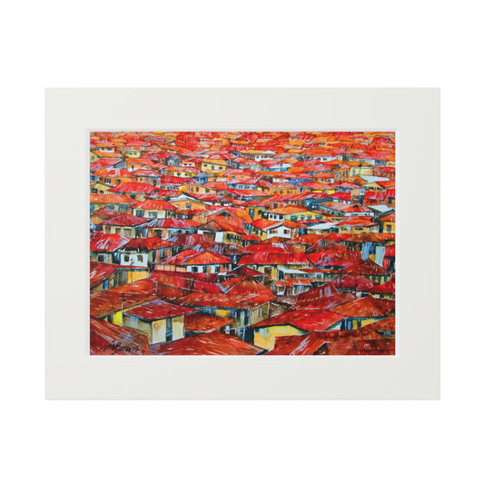Sea of Rooftops print