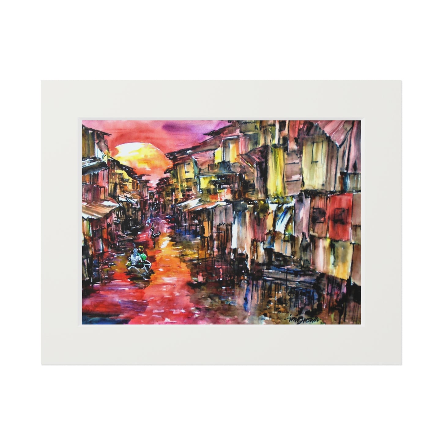 Africa's Venice print
