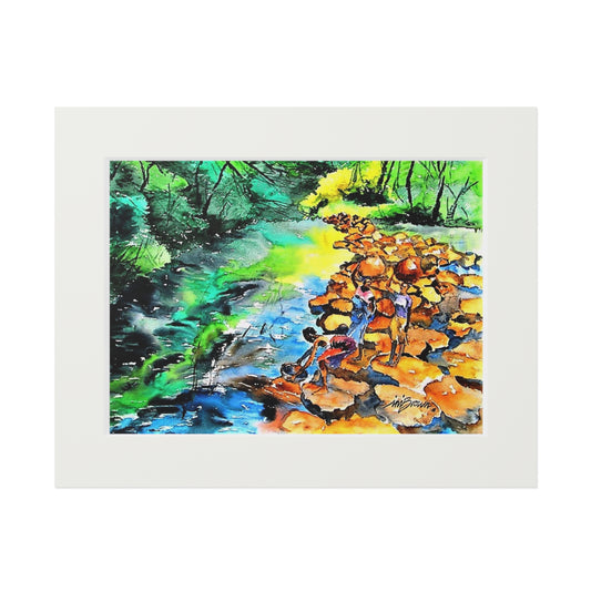 Women at the Stream print