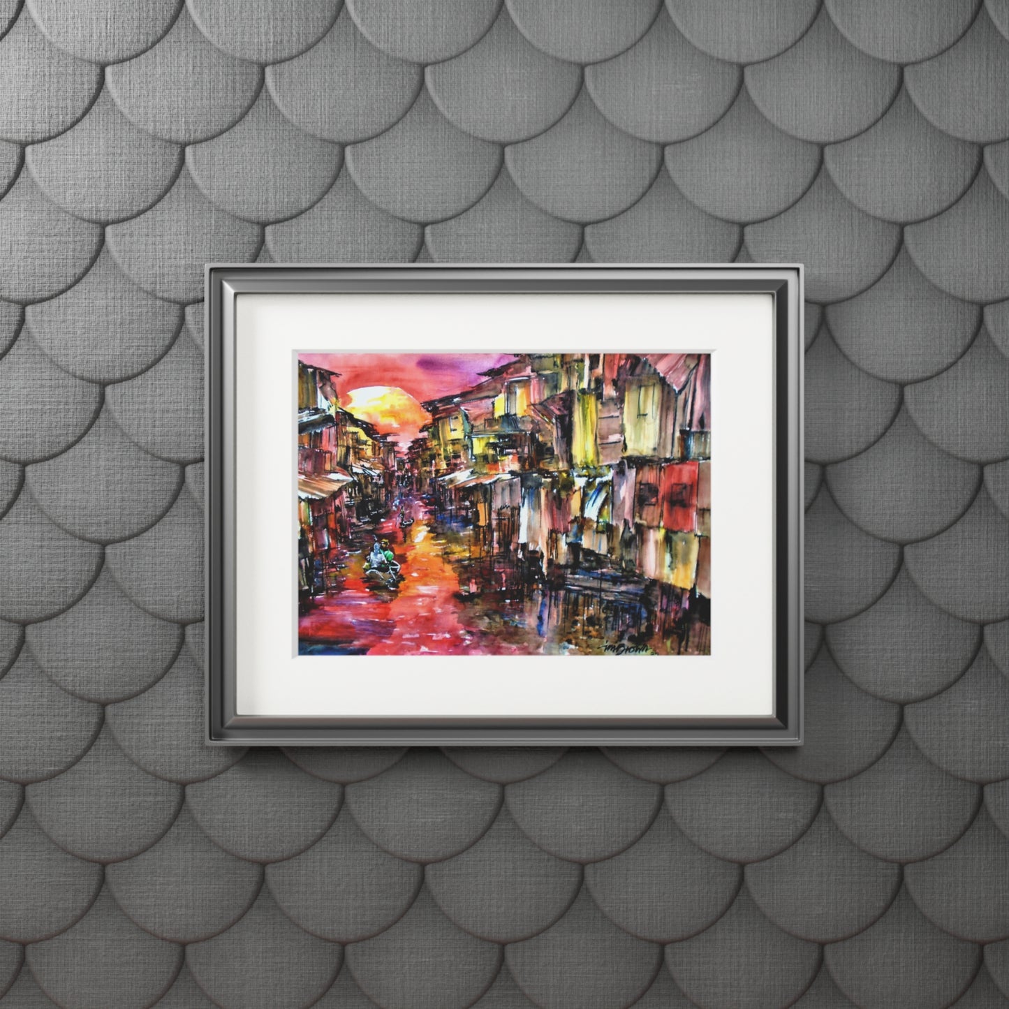 Africa's Venice print
