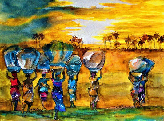 Return at sunset